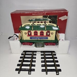 New Bright Holiday Express 380-15 Yellow Reindeer Stable Car – Very Rare